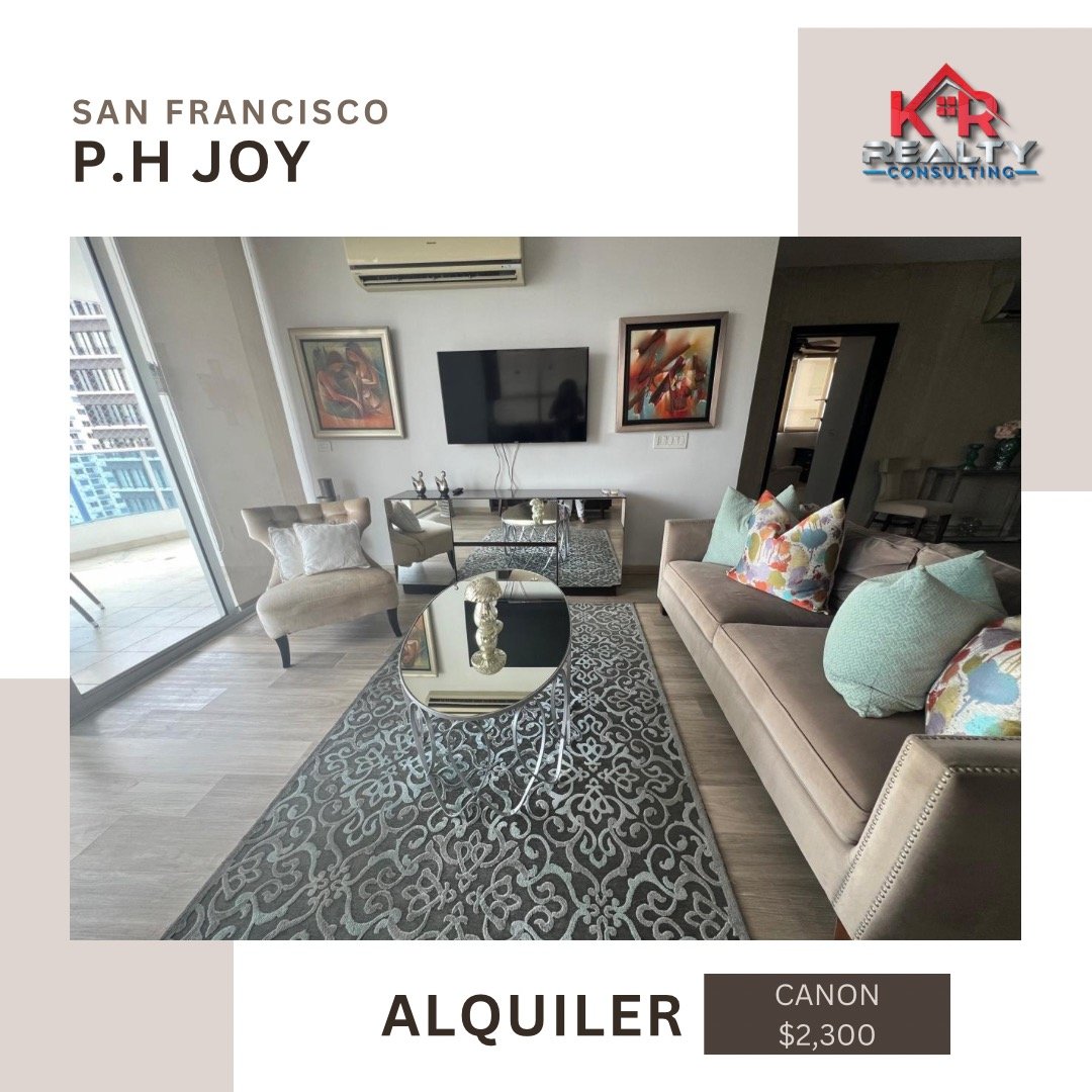 ALQUILER DE APARTAMENTO EN SAN FRANCISCO, PH JOY TOWER, AMOBLADO ALQUILER DE APARTAMENTO EN SAN FRANCISCO, PH JOY TOWER, AMOBLADO