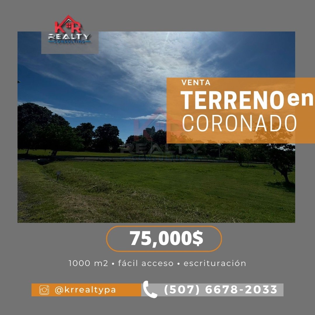 VENTA DE TERRENO EN CORONADO RESIDENCIAL LAS PALMERAS, CLUB DE GLOF VENTA DE TERRENO EN CORONADO RESIDENCIAL LAS PALMERAS, CLUB DE GLOF
