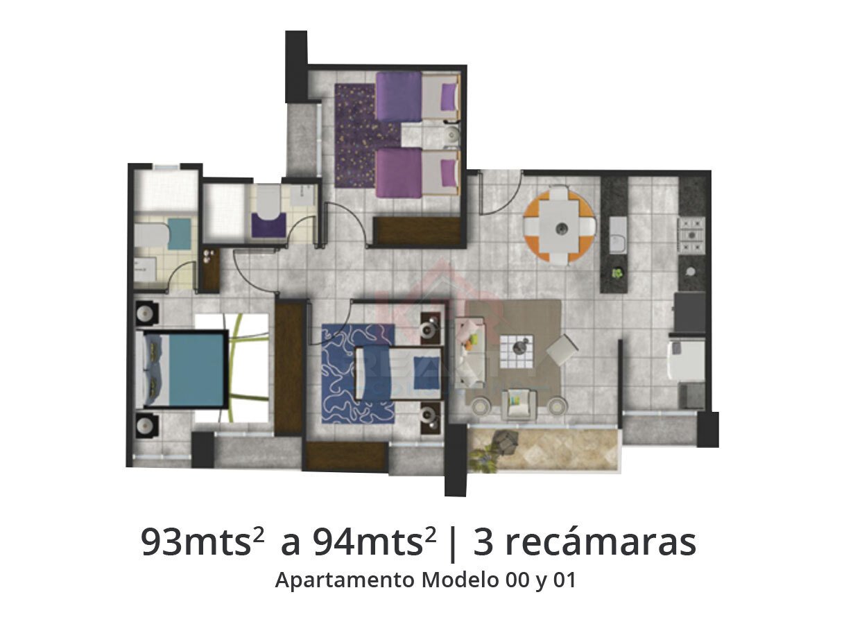 APARTAMENTO EN VENTA O ALQUILER EN P.H. METROPOLITAN PARK, 3 RECAMÁRAS APARTAMENTO EN VENTA O ALQUILER EN P.H. METROPOLITAN PARK, 3 RECAMÁRAS