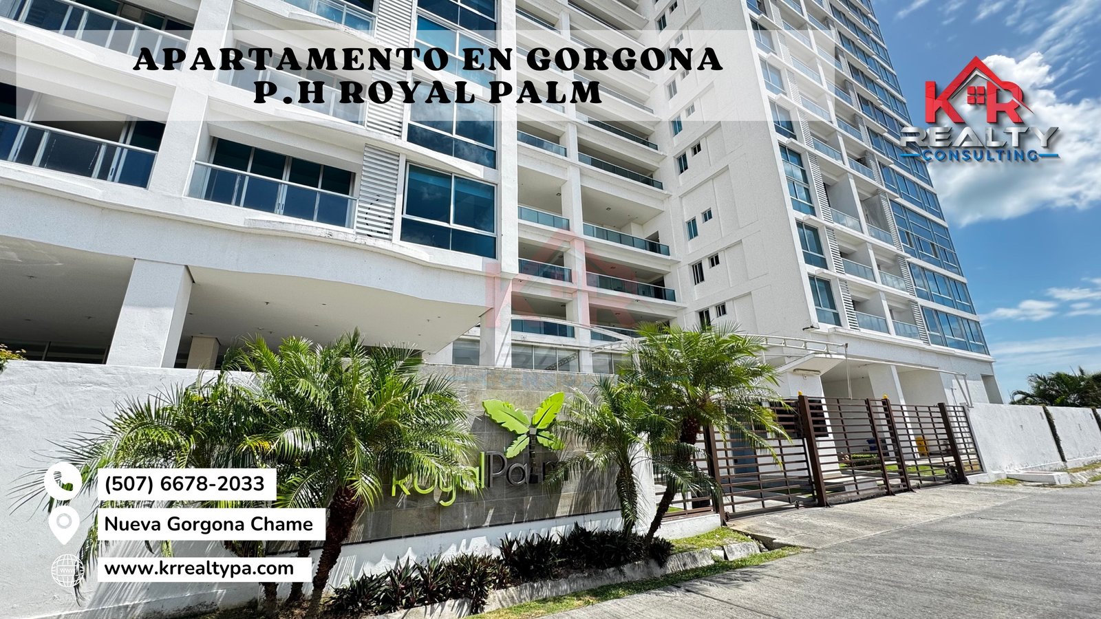 APARTAMENTO EN VENTA EN GORGONA, ROYAL PALM, INVERSIONISTA o JUBILADO