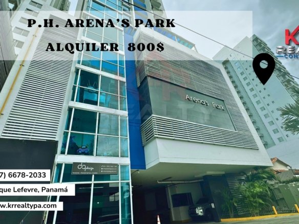 VENTA O ALQUILER EN PH ARENA’S PARK, 2 RECÁMARAS, 800$ canon.