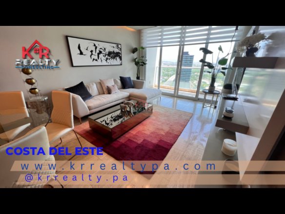 VENTA O ALQUILER DE APARTAMENTO AMOBLADO EN COSTA DEL ESTE $2,400