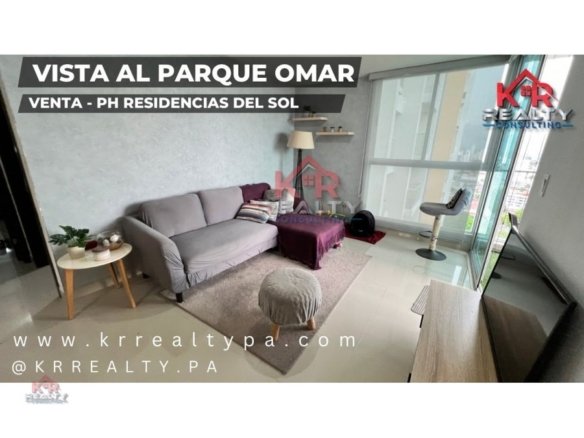 VENTA DE APARTAMENTO EN VÍA ESPAÑA, VISTA AL PARQUE OMAR,RESD. DEL SOL