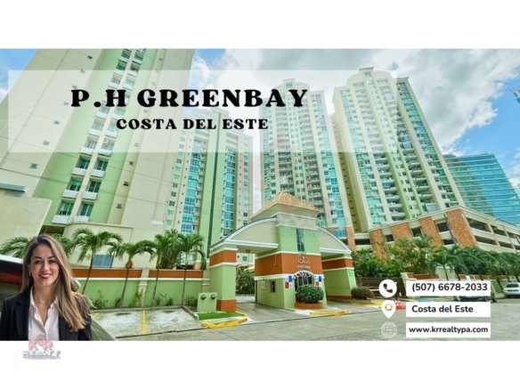 VENTA DE APARTAMENTO EN COSTA DEL ESTE P.H GREEN BAY TOWER