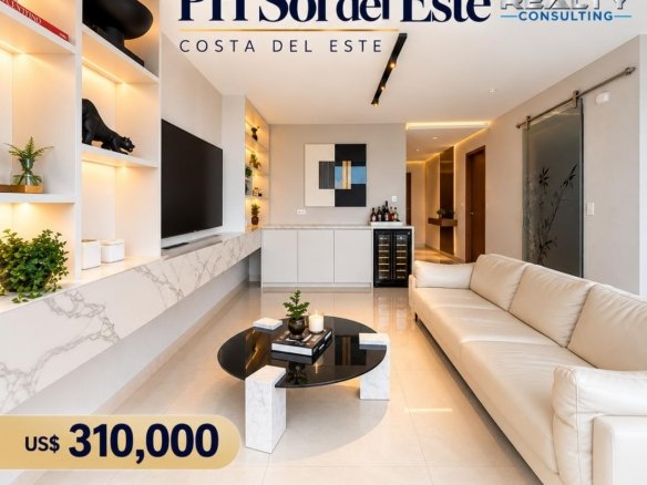 APARTAMENTO REMODELADO EN PH SOL DEL ESTE, COSTA DEL ESTE | 147 M²